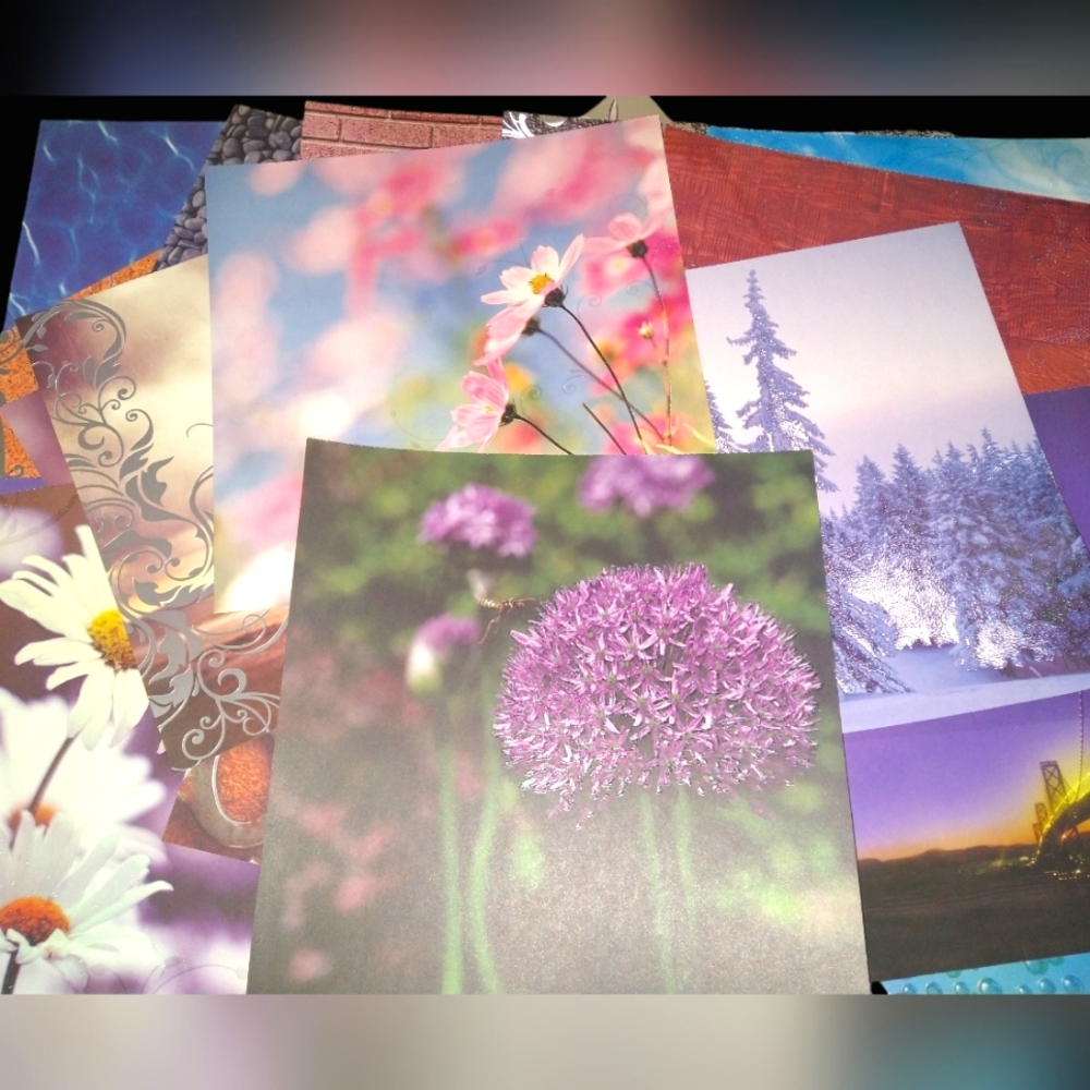 Premium Cardstock 12 x 12 - Scrapbook Junk Journal Journal Craft Lot of Paper